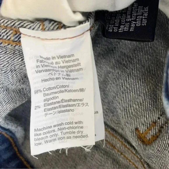 Madewell 9” High Rise Skinny Jeans in York Wash Rip and Repair Edition Size 25 - Picture 6 of 11